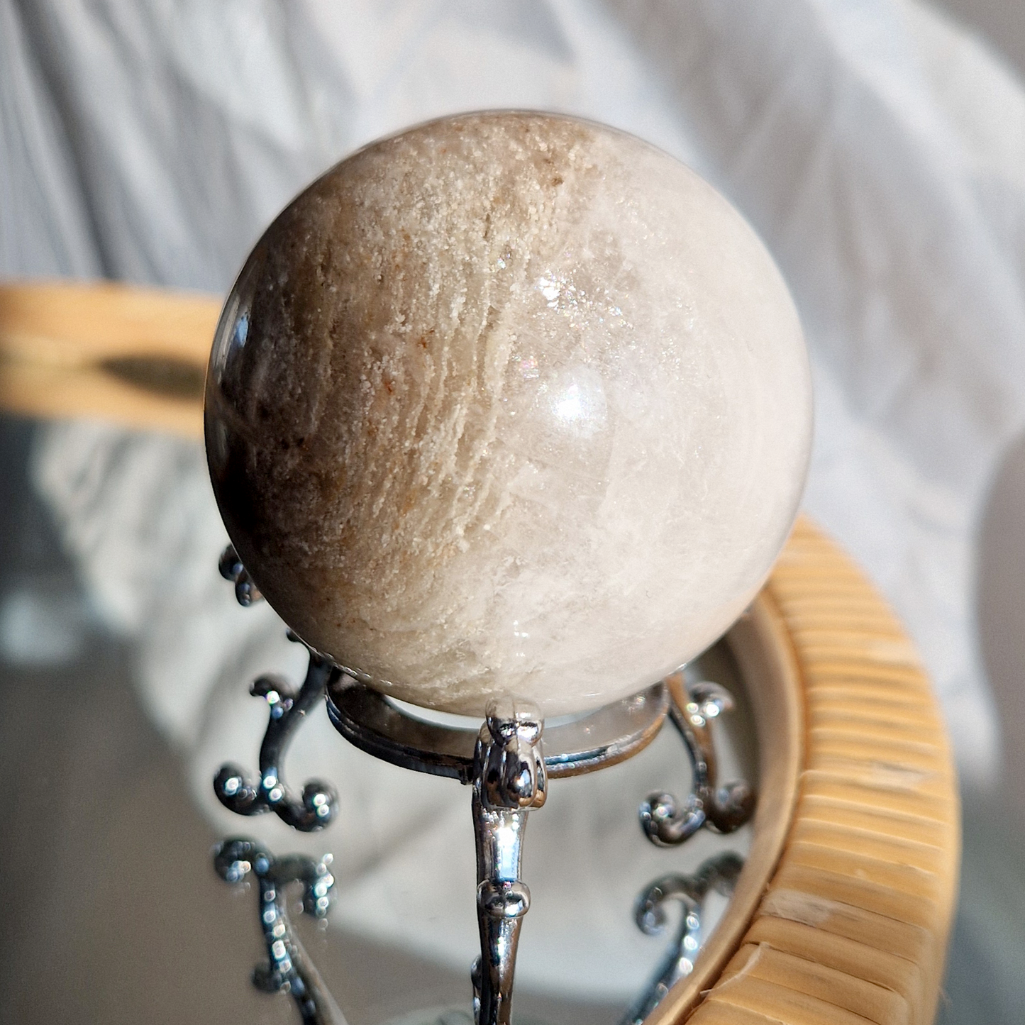 Lodoliet 1000 Layer Sjamaankwarts Bol (4cm)