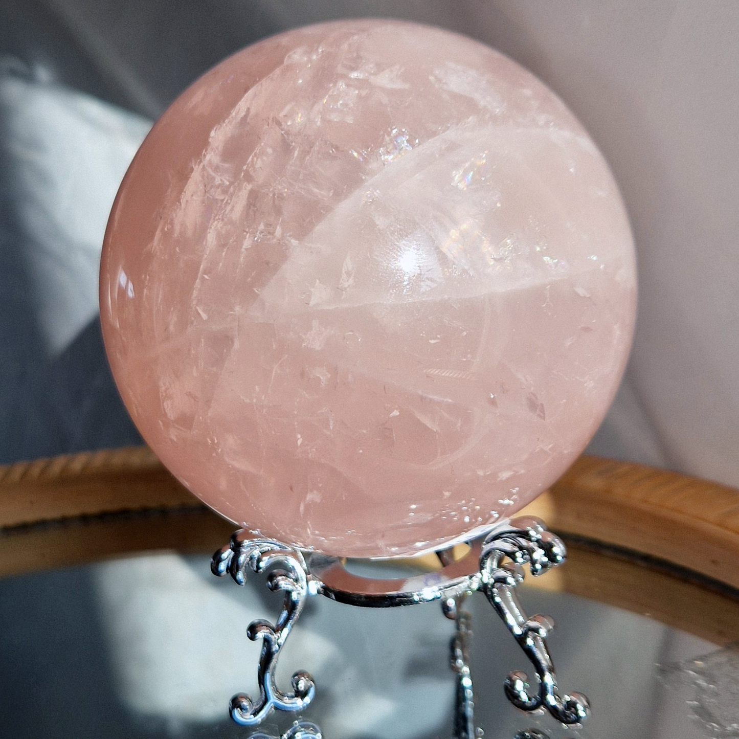 Rozenkwarts Bol (7,6cm)