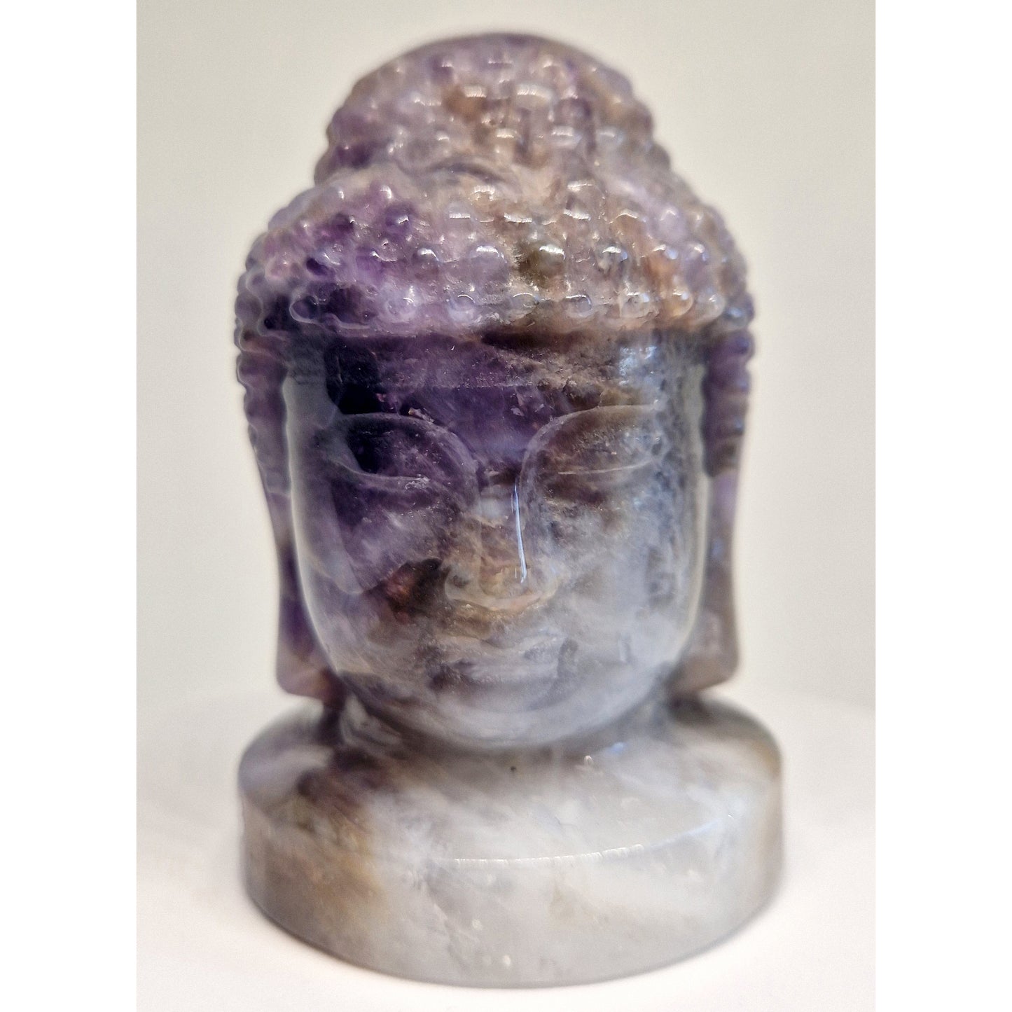 Amethist Boeddha Hoofd