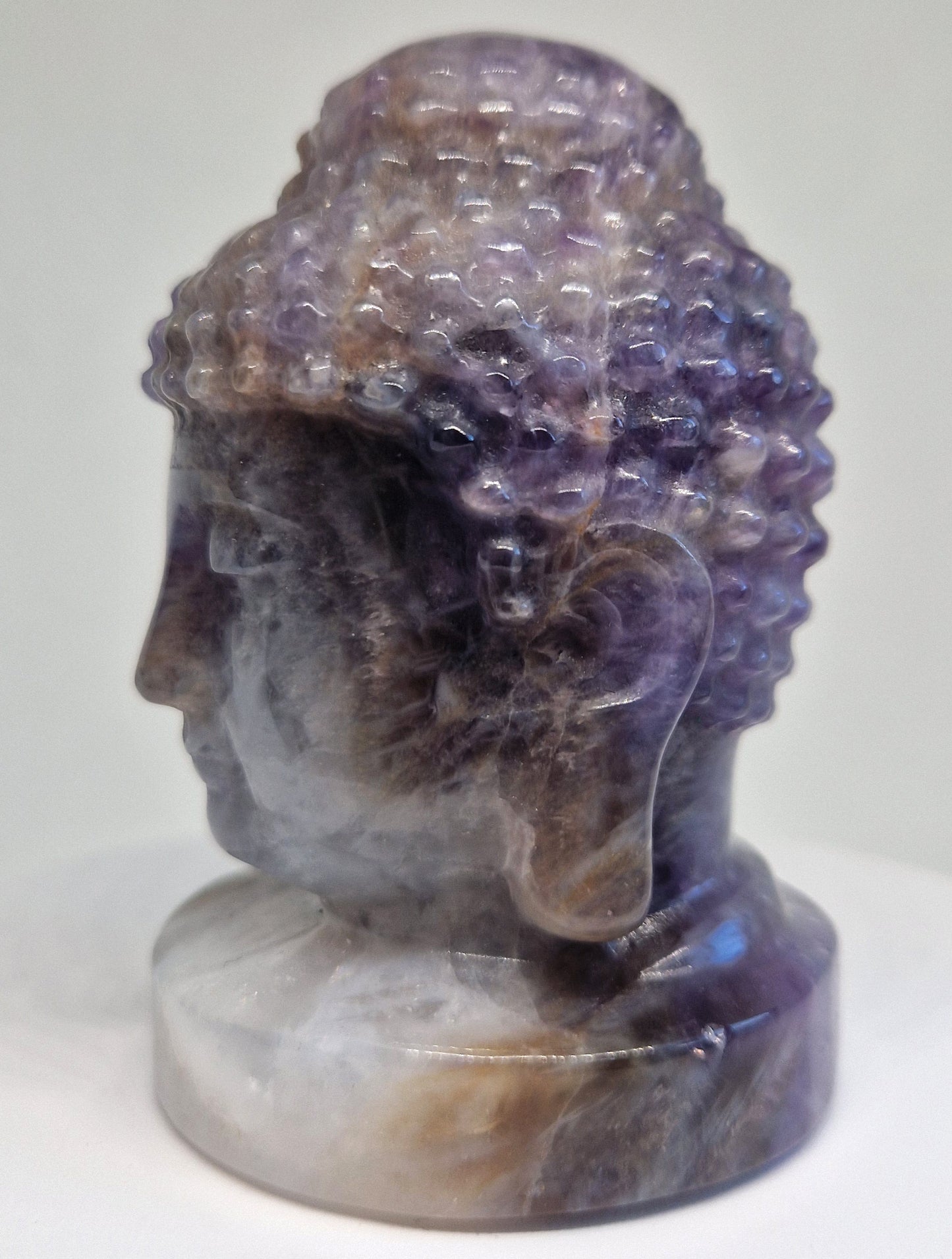 Amethist Boeddha Hoofd