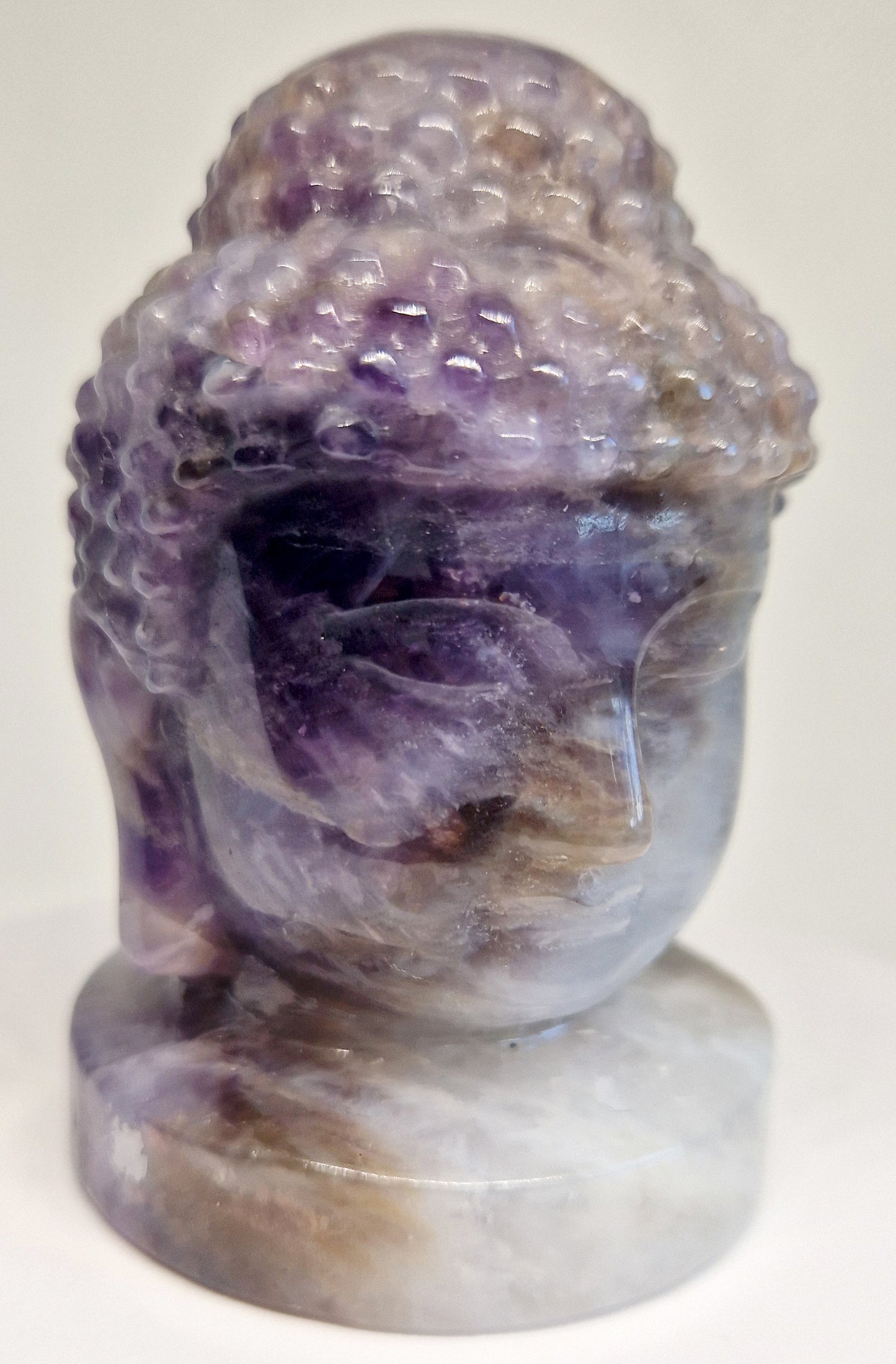 Amethist Boeddha Hoofd