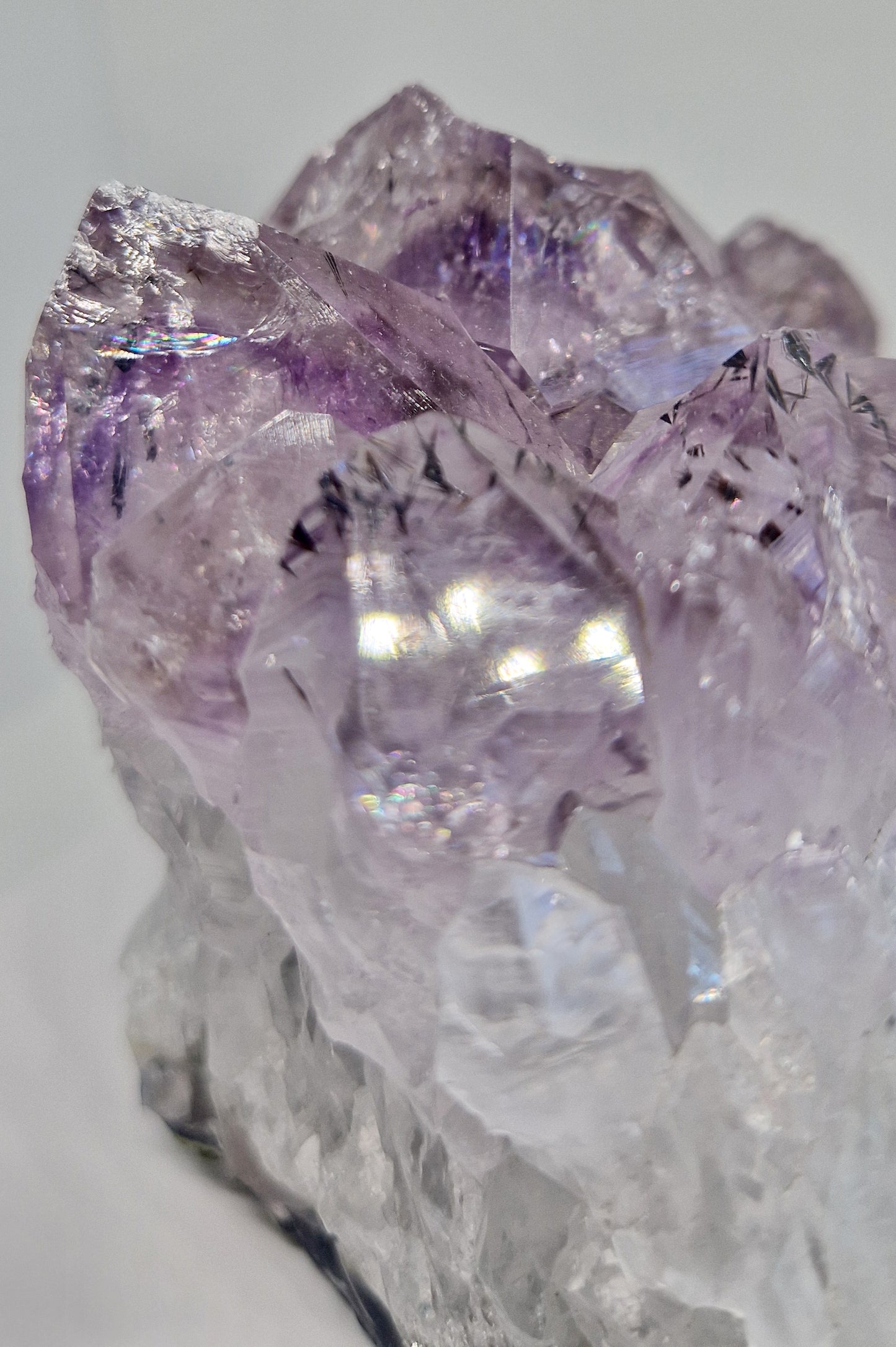 Amethist Cluster met Goethiet