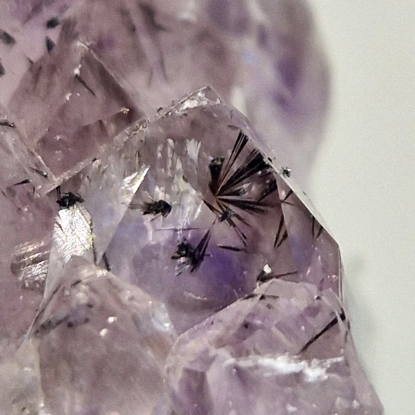 Amethist Cluster met Goethiet