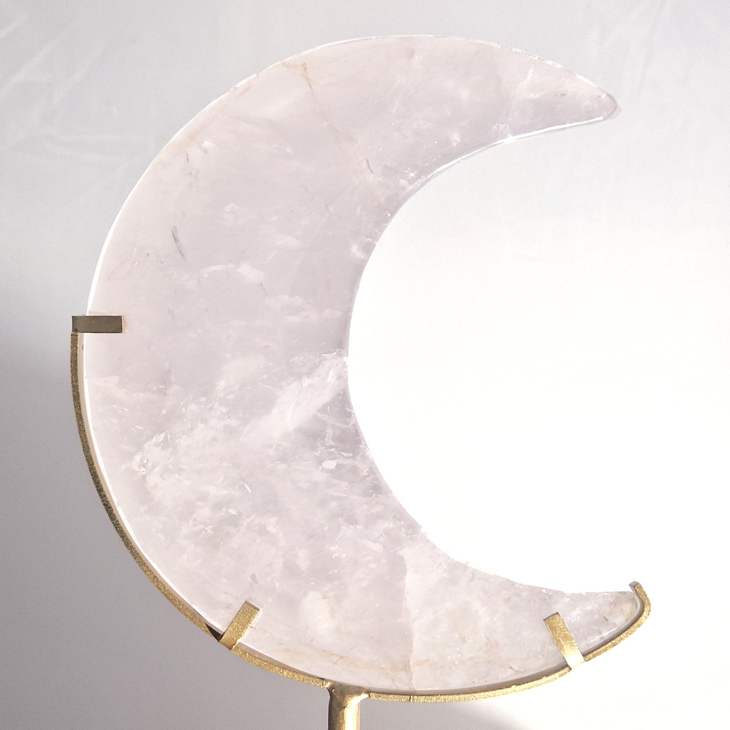 Rozenkwarts Maan met standaard