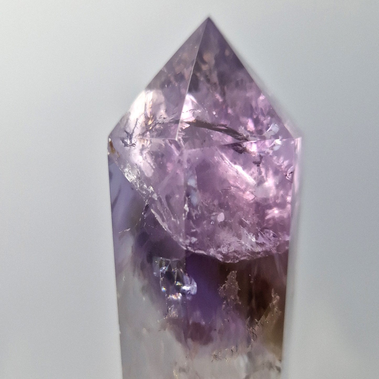 Amethist staf met houder