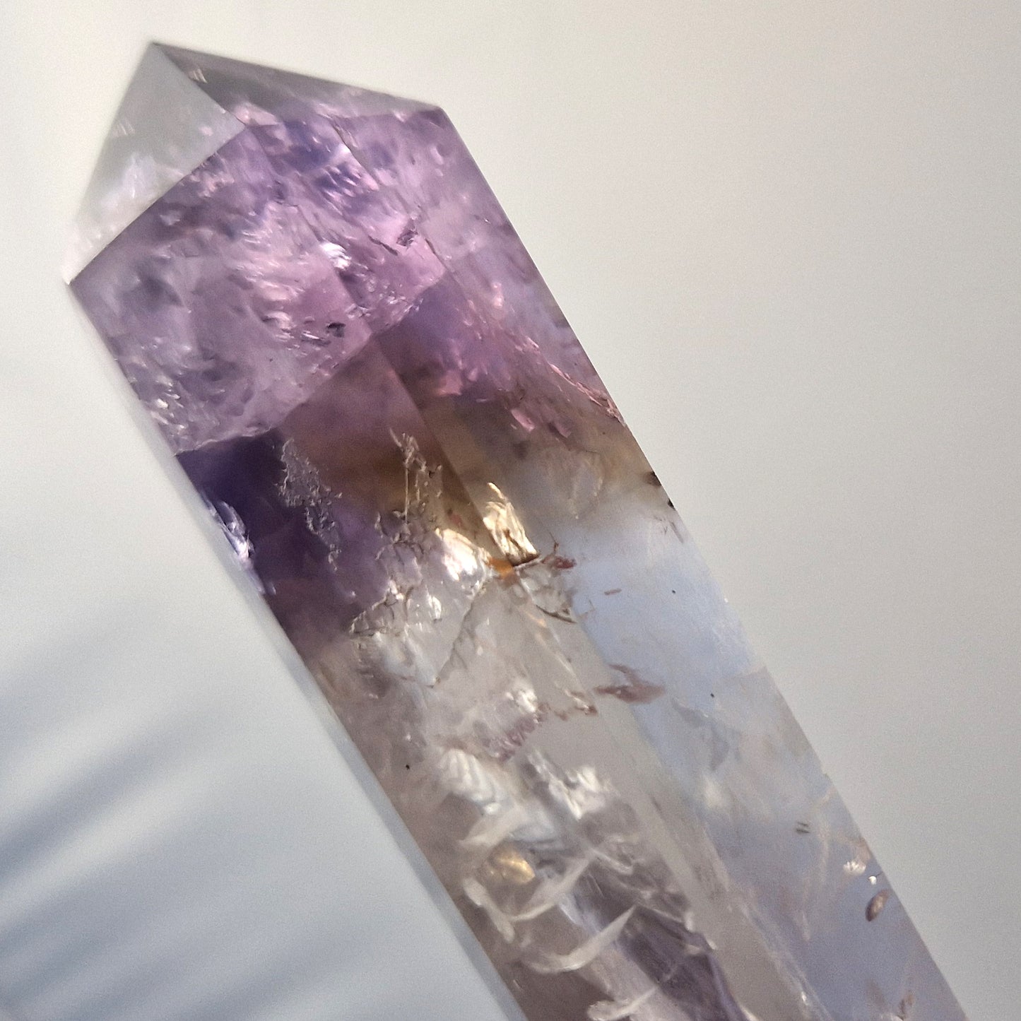 Amethist staf met houder