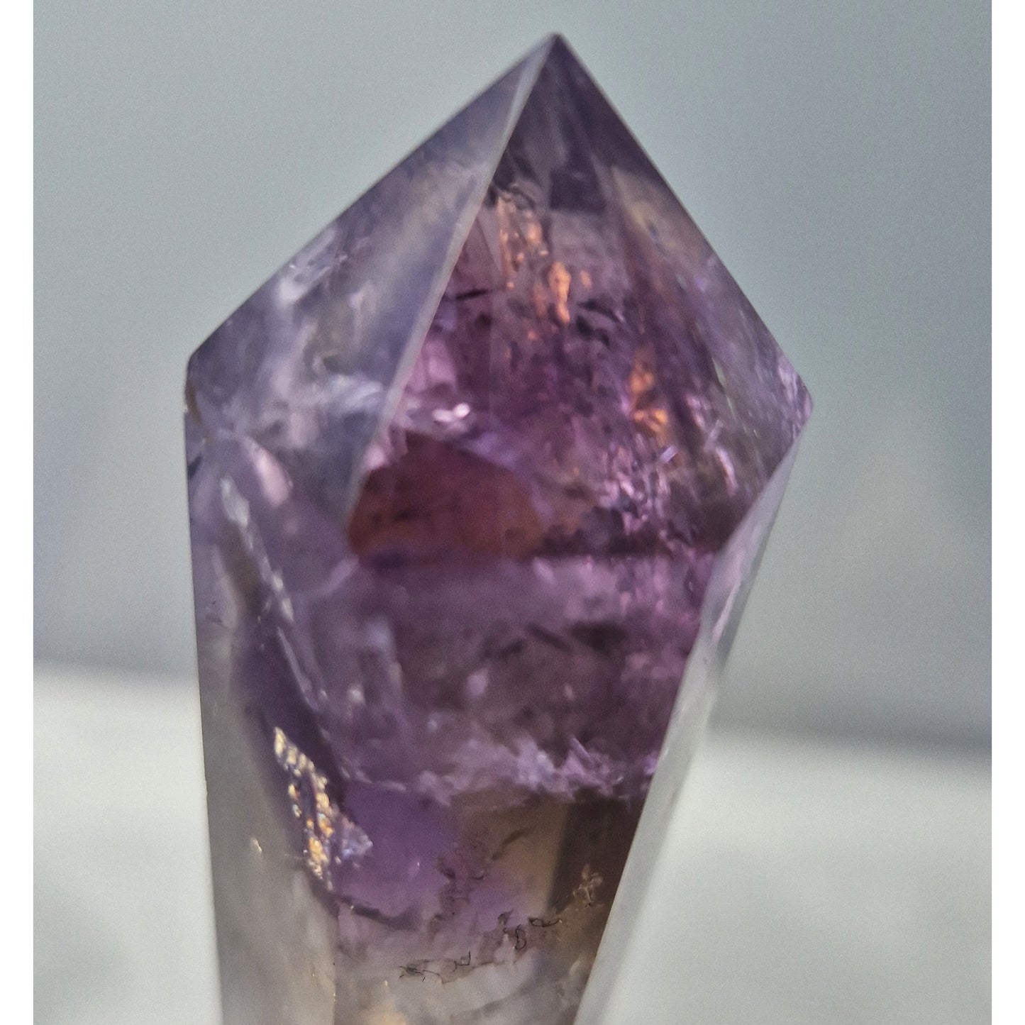 Amethist staf met houder