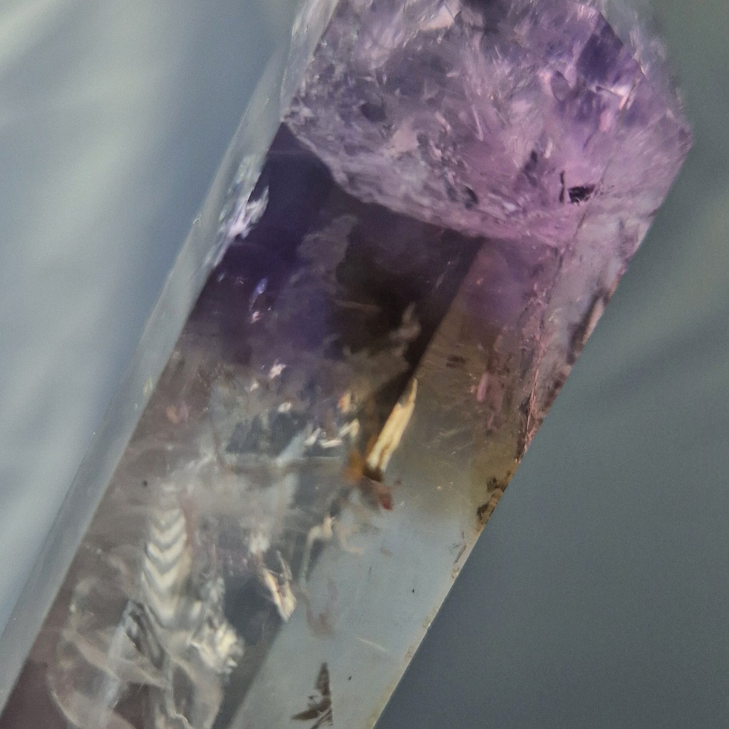 Amethist staf met houder