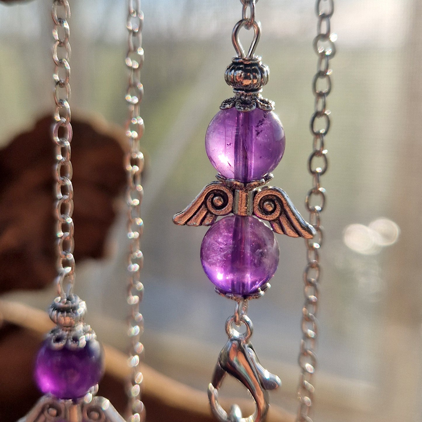 Amathist Pendel (helder)