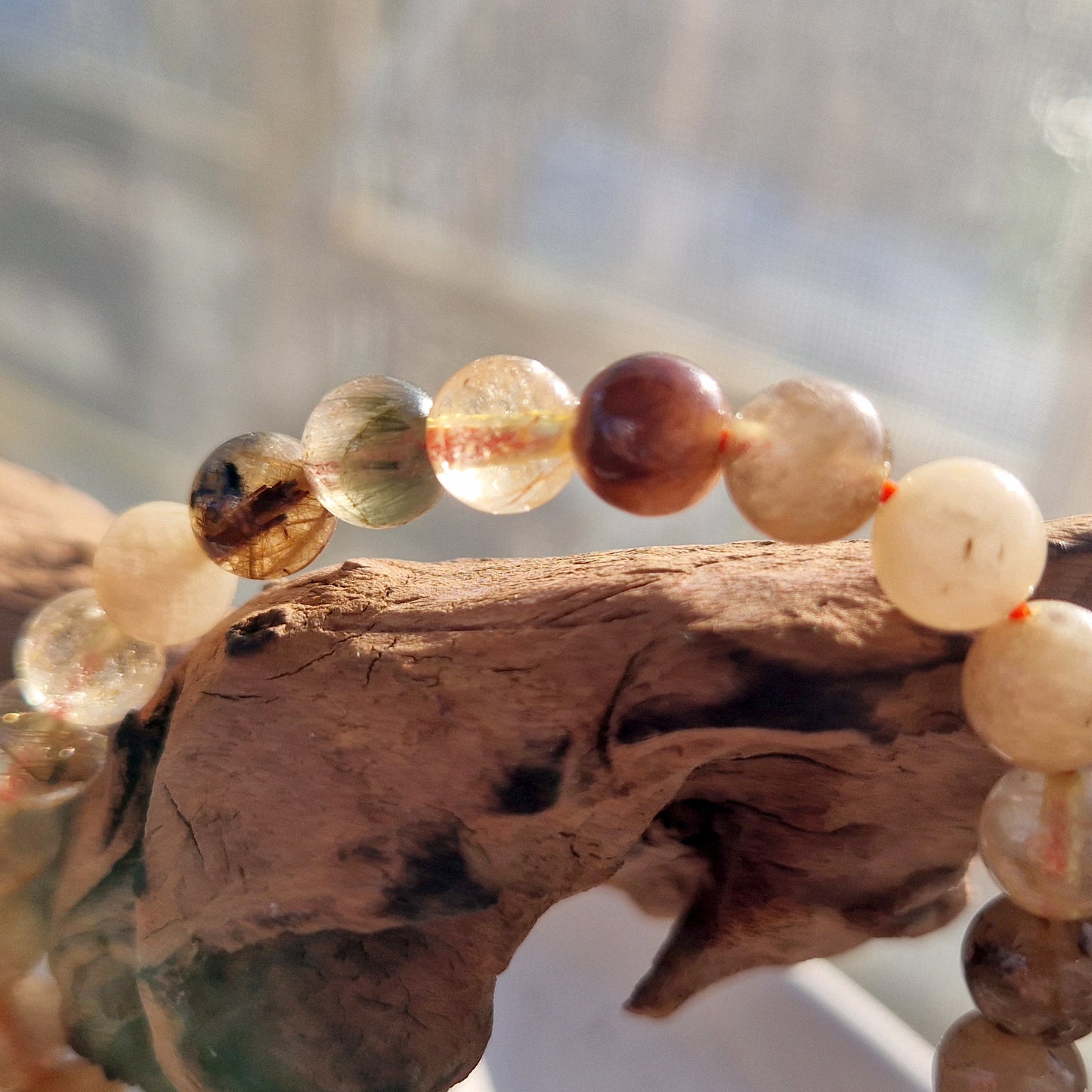 Rutielkwarts Armbandjes (8mm kralen)