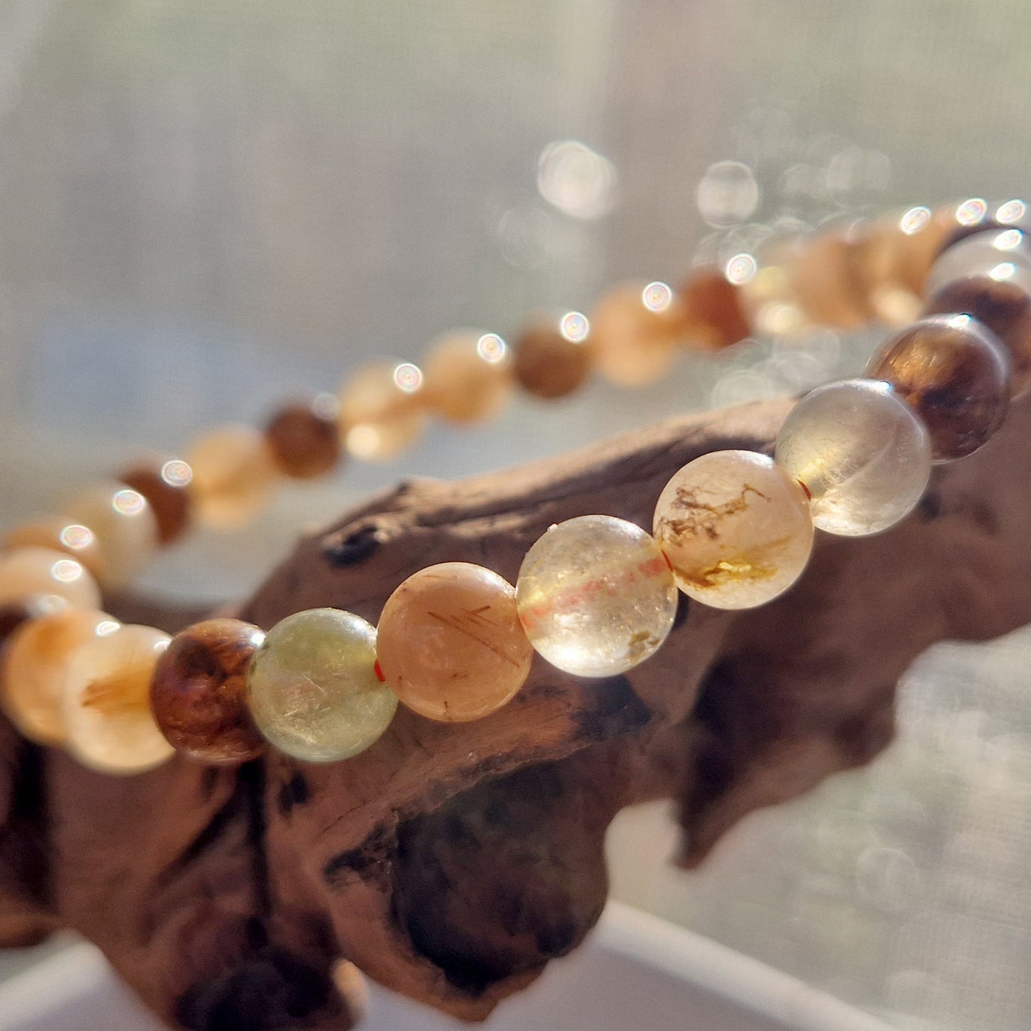 Rutielkwarts Armbandjes (8mm kralen)