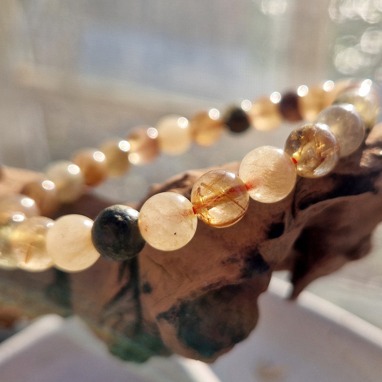 Rutielkwarts Armbandjes (8mm kralen)