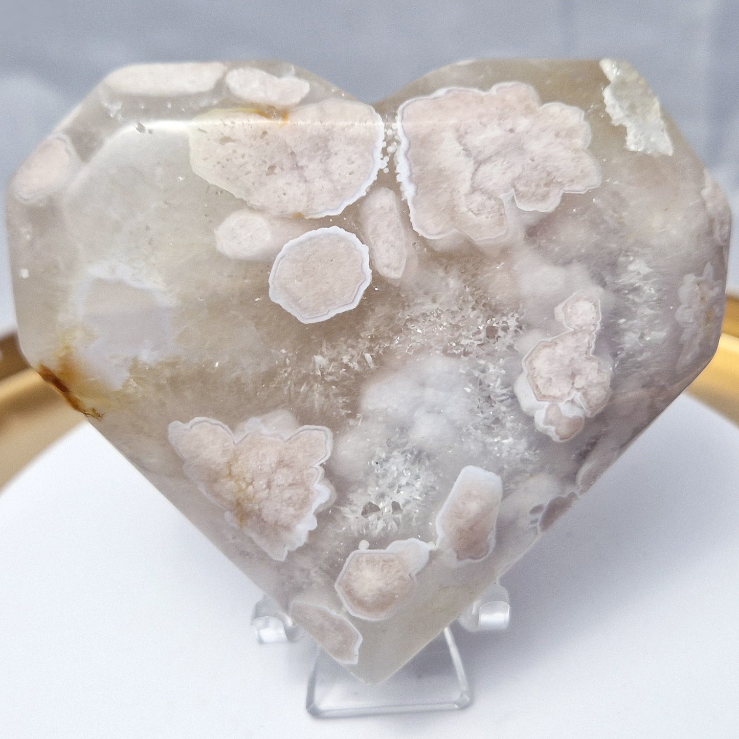 Roze Bloemagaat Pixel Hart