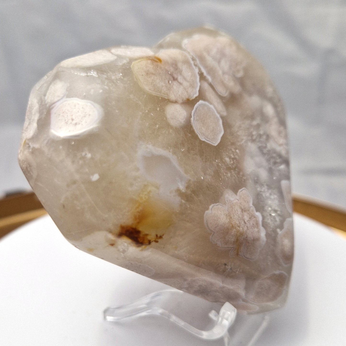 Roze Bloemagaat Pixel Hart