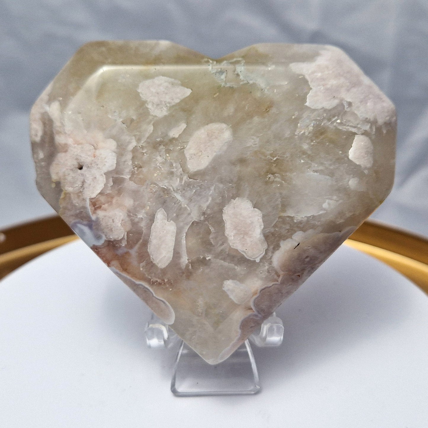 Roze Bloemagaat Pixel Hart