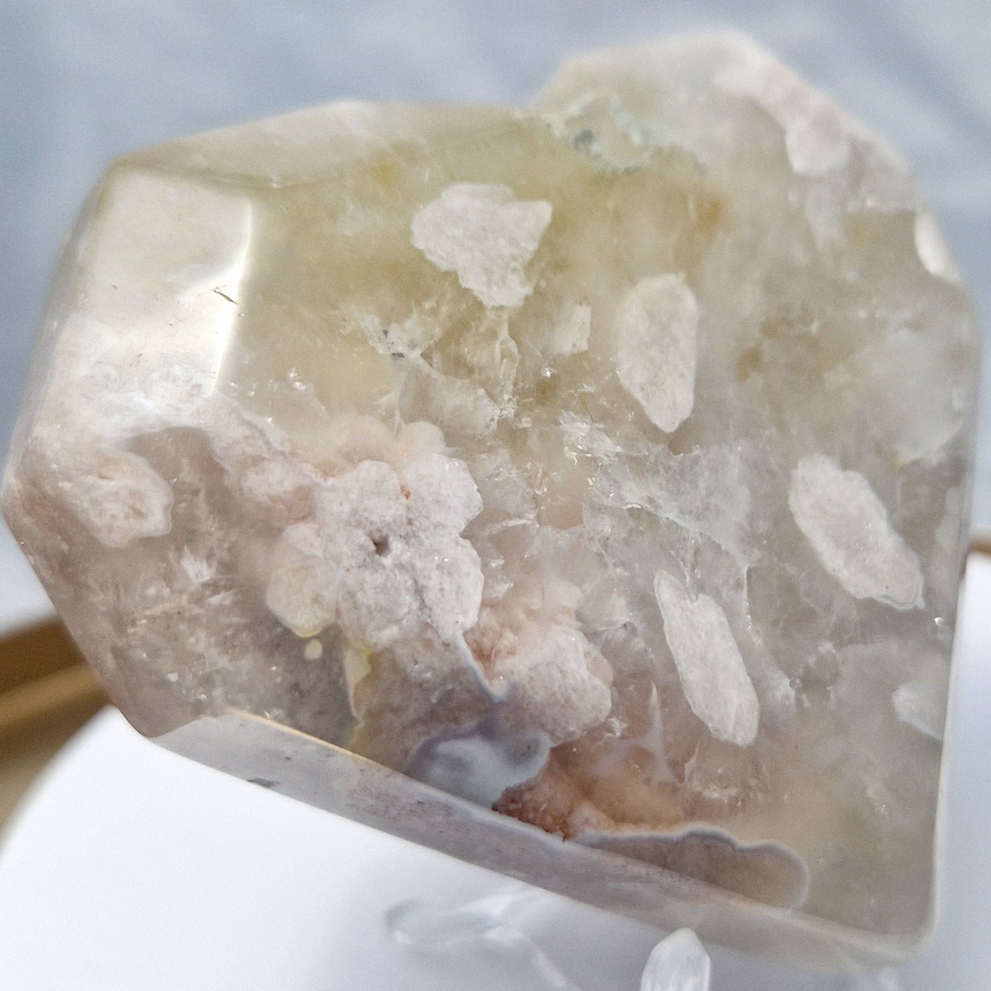 Roze Bloemagaat Pixel Hart