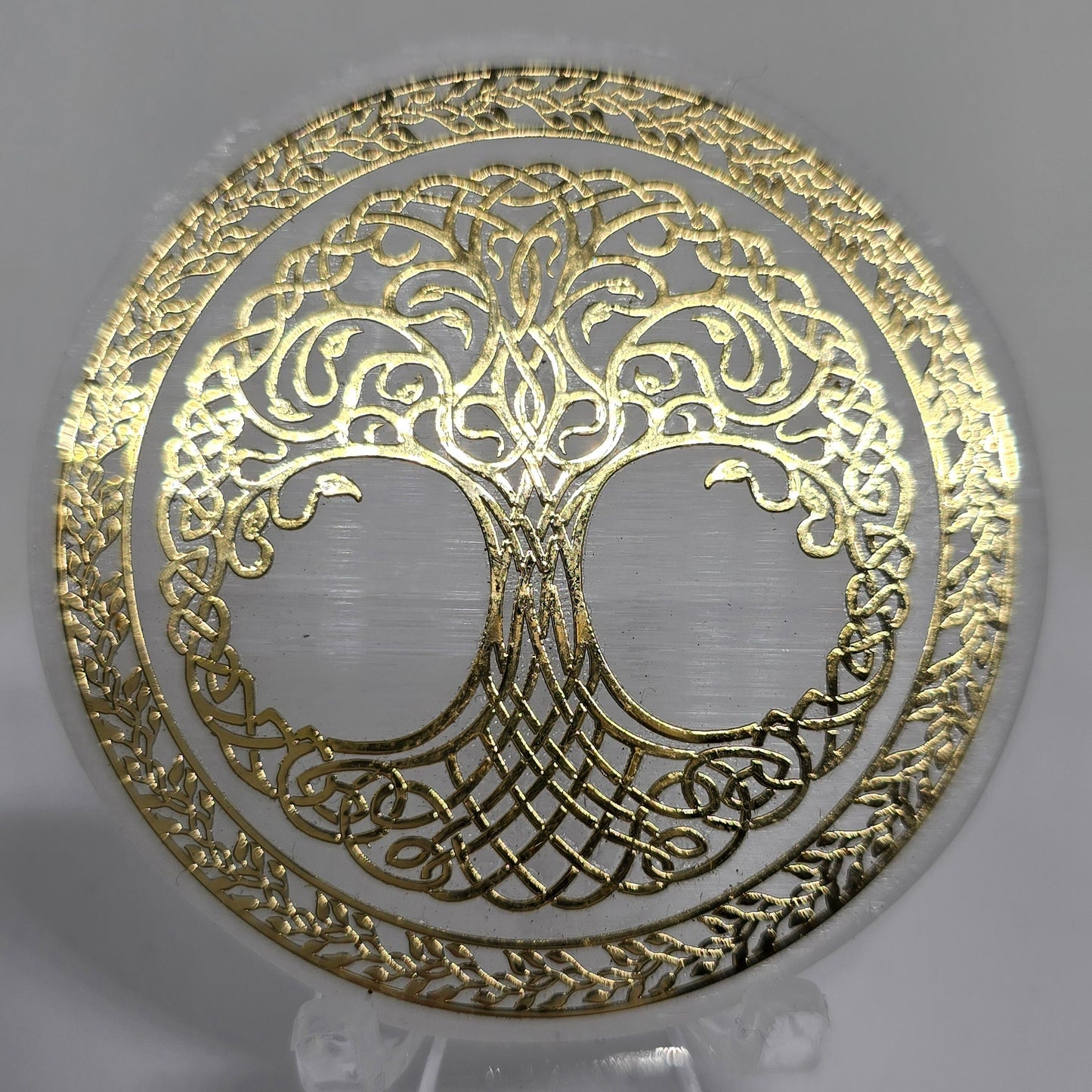 Seleniet / Satijnspaat Schijfjes