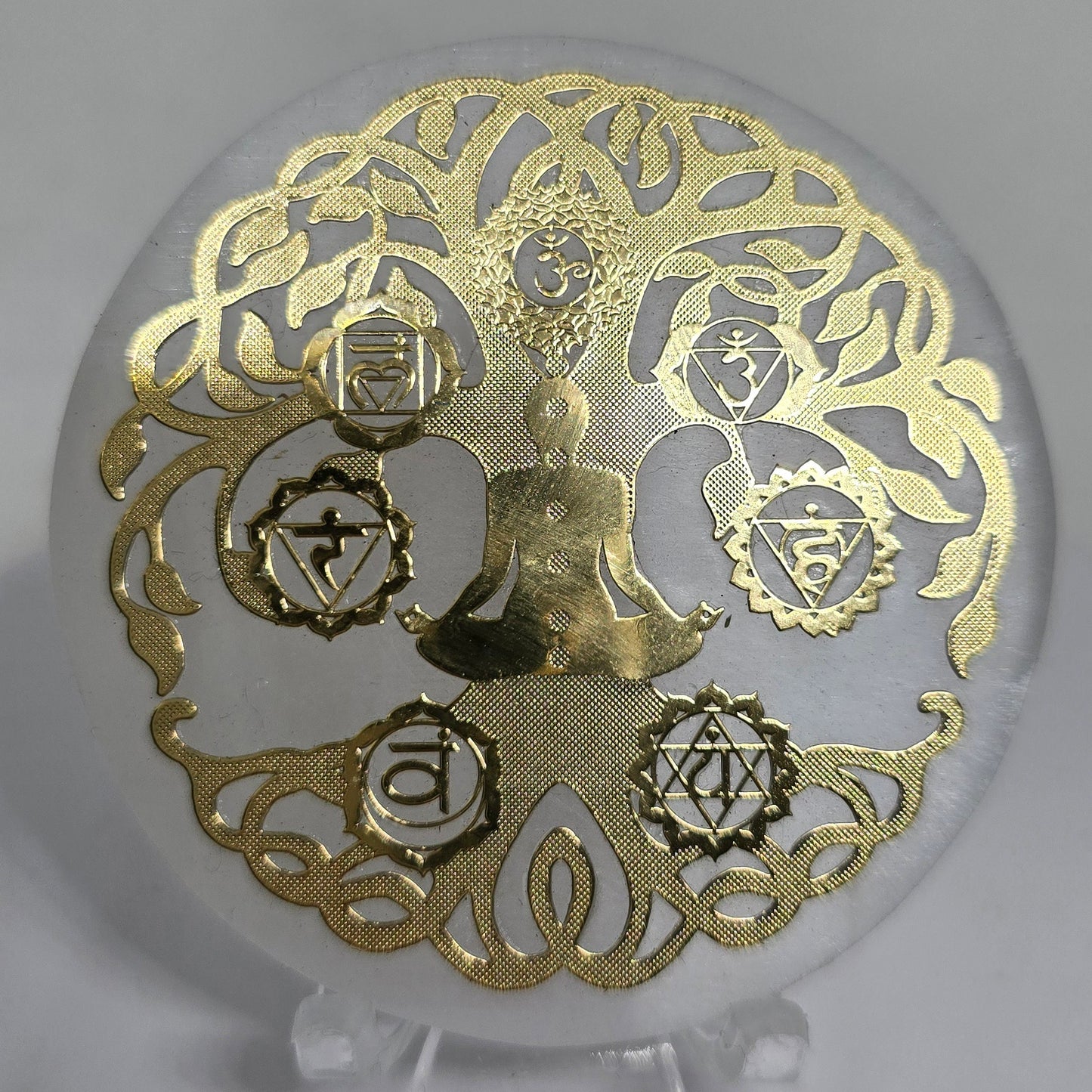 Seleniet / Satijnspaat Schijfjes