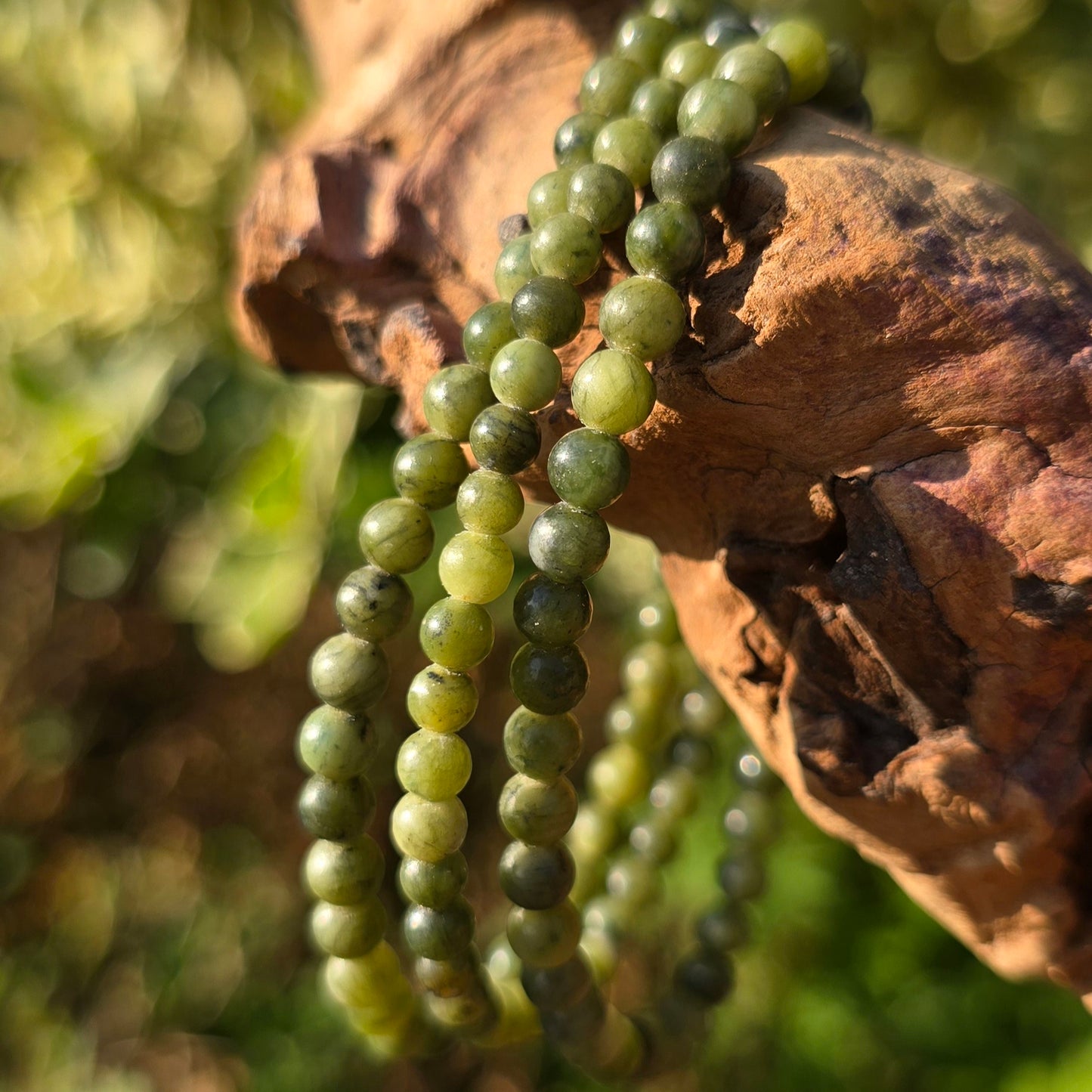 Groene Jade Armbandjes (4mm)