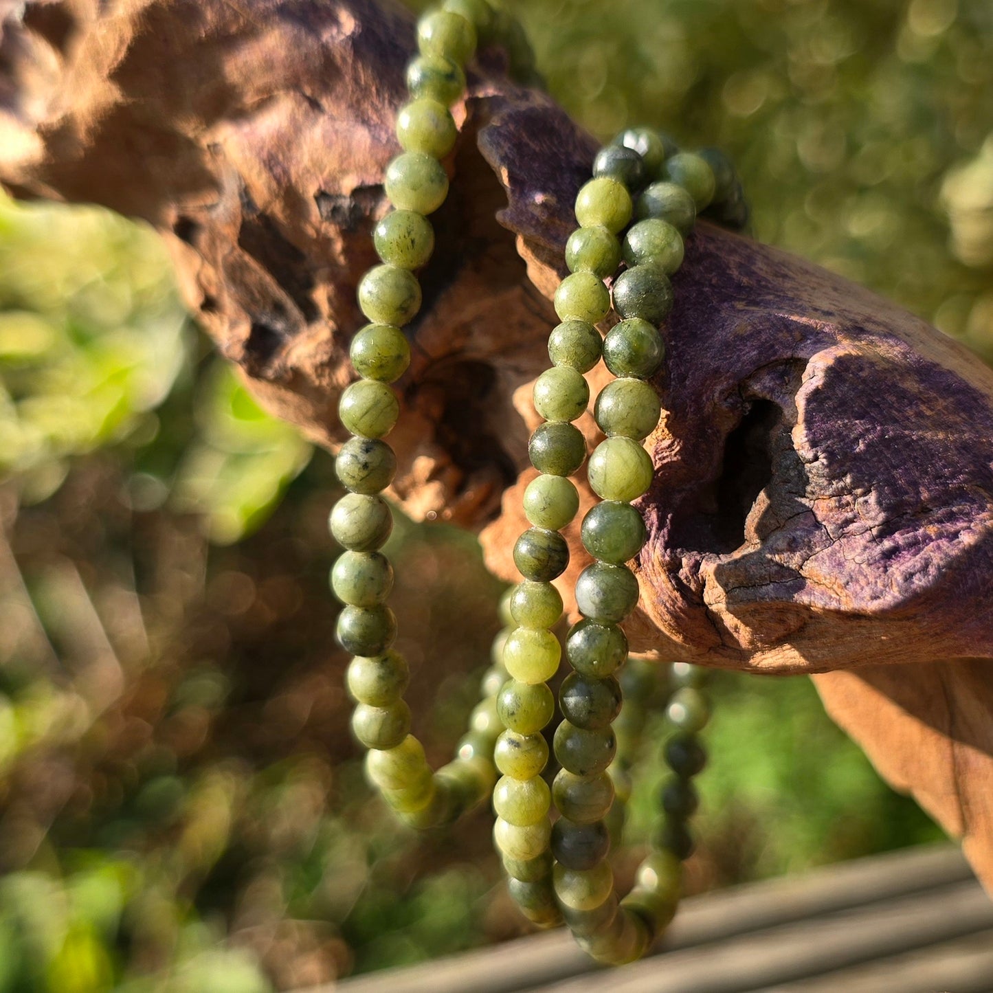 Groene Jade Armbandjes (4mm)