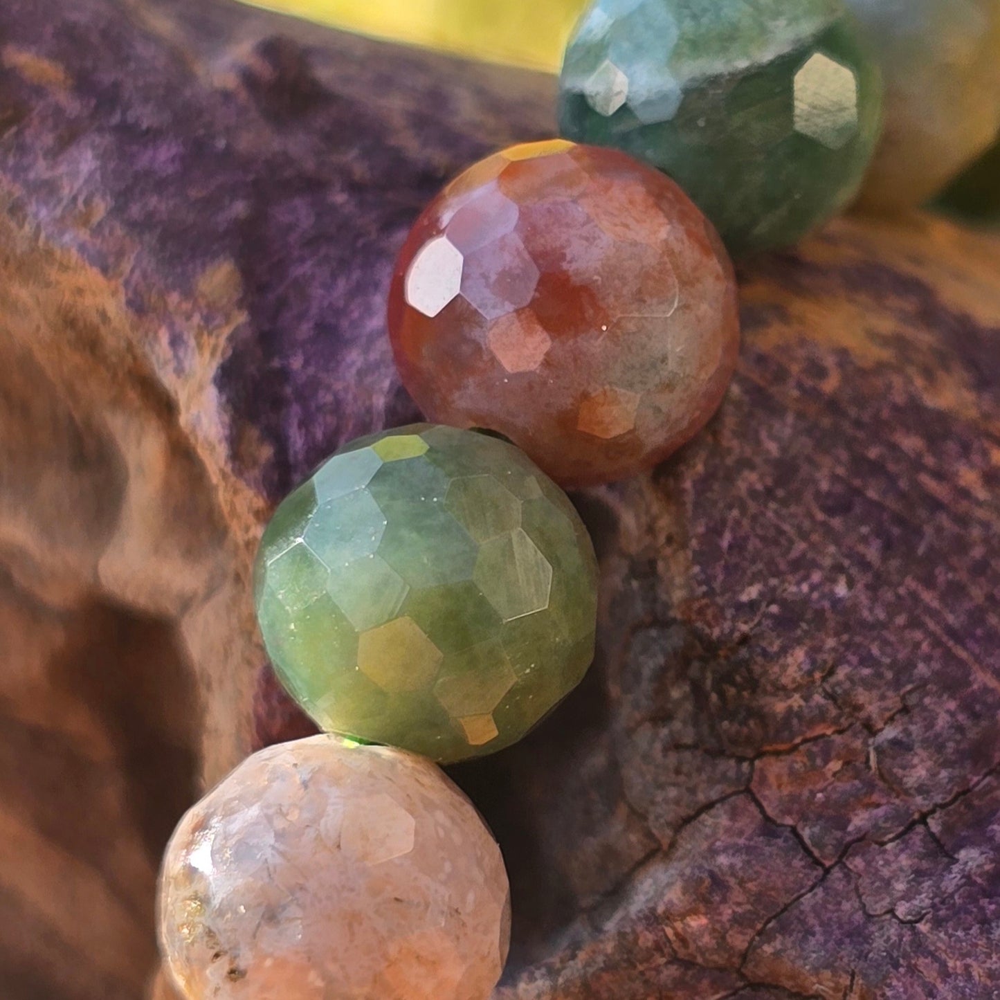 Oceaan Jaspis (gefacetteerd) (8mm)