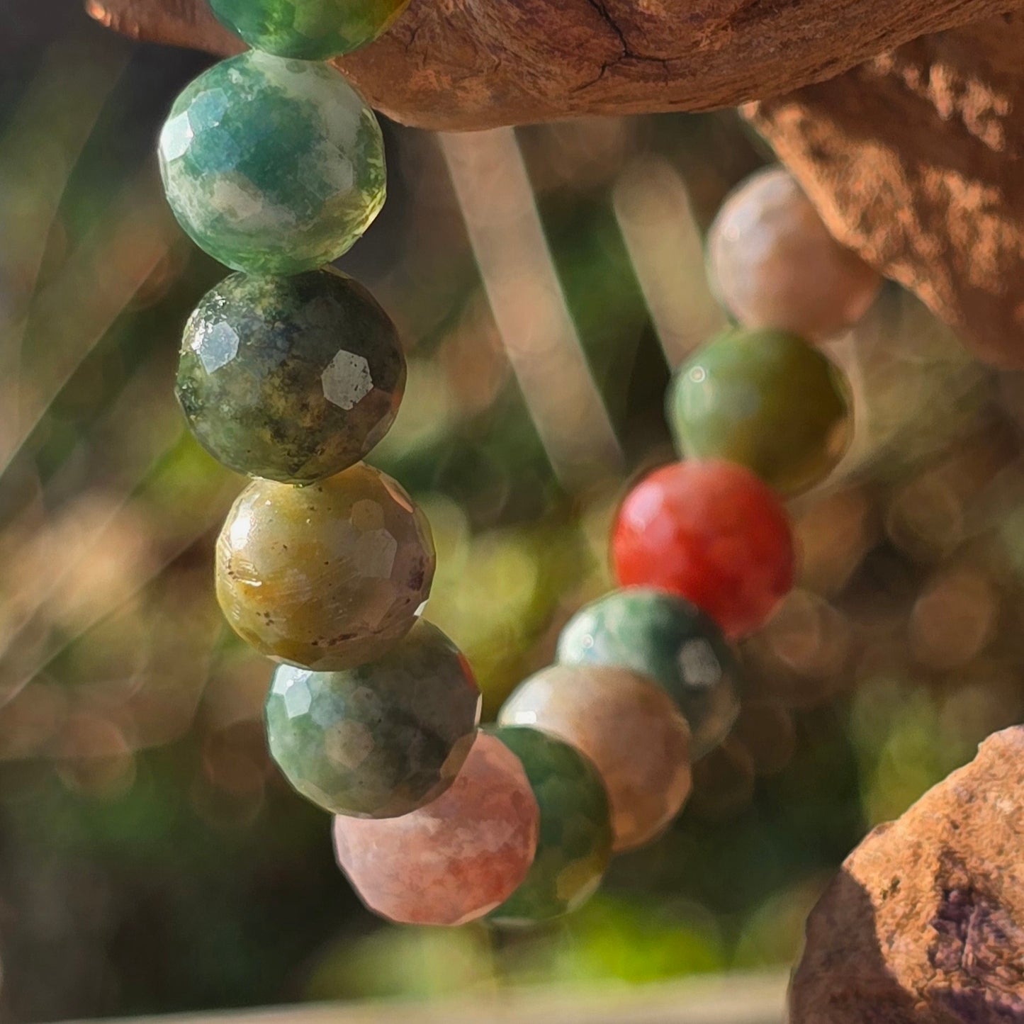 Oceaan Jaspis (gefacetteerd) (8mm)