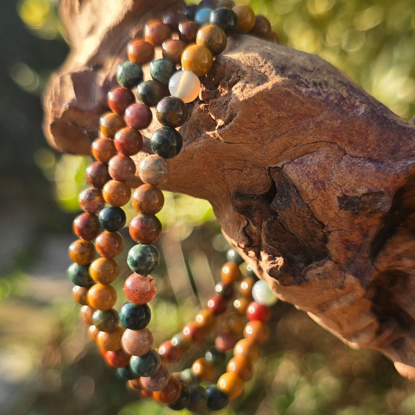 Oceaan Jaspis Armbandjes (4mm)