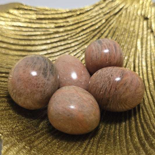 Trommelstenen Peach Sunstone (per stuk)