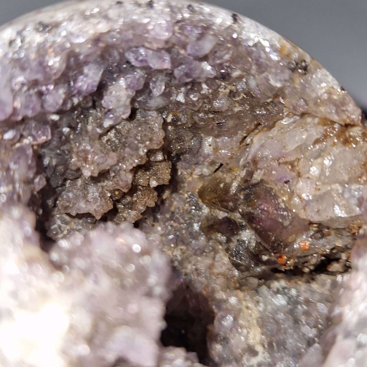 Amethist Geode bol (8cm)