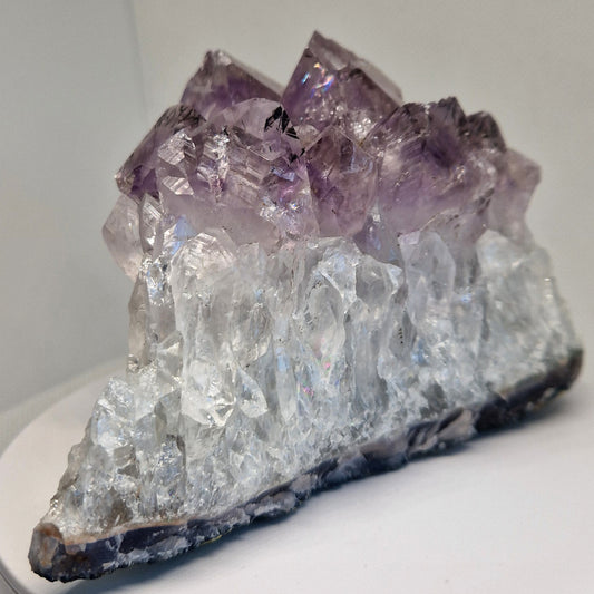 Amethist Cluster met Goethiet