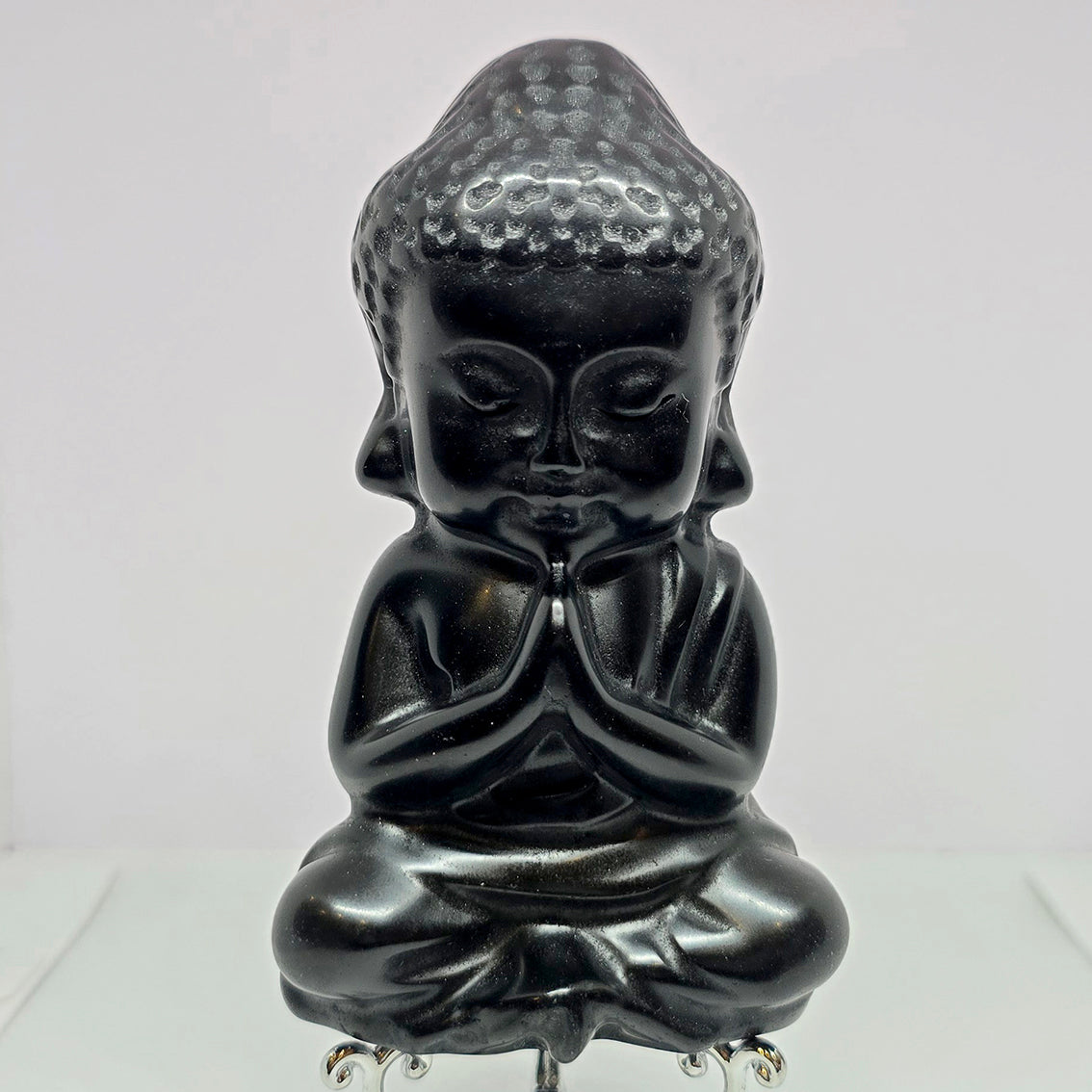 Zwarte Obsidiaan Baby Boeddha