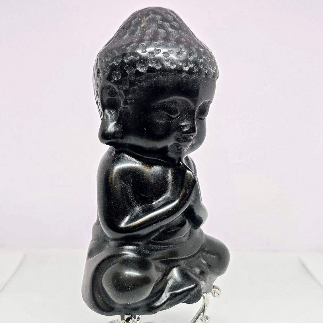 Zwarte Obsidiaan Baby Boeddha