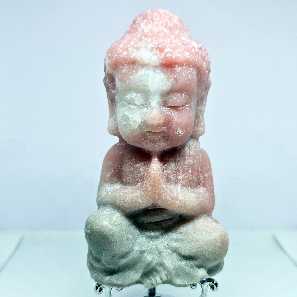 Roze (Peru) Opaal Baby Boeddha