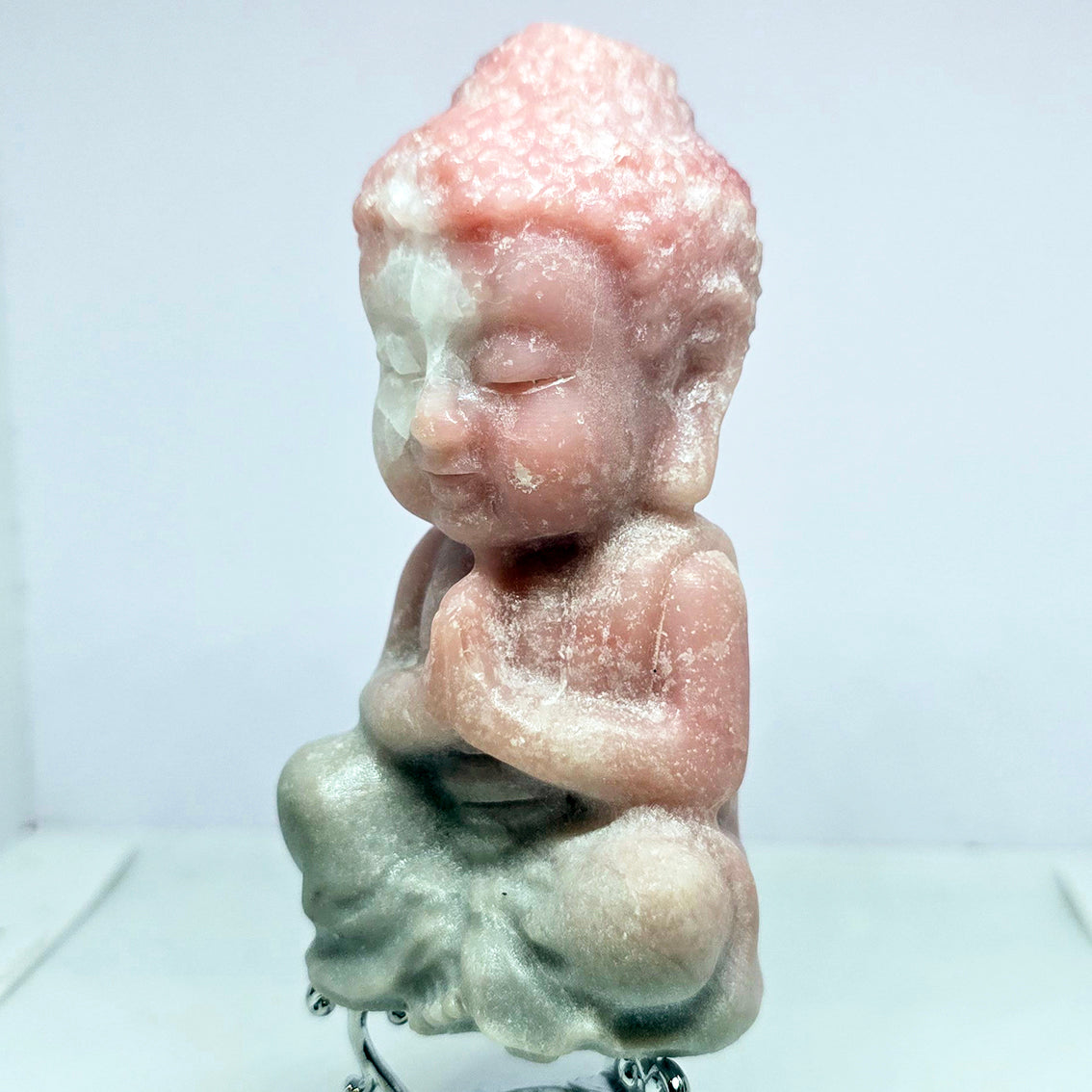 Roze (Peru) Opaal Baby Boeddha