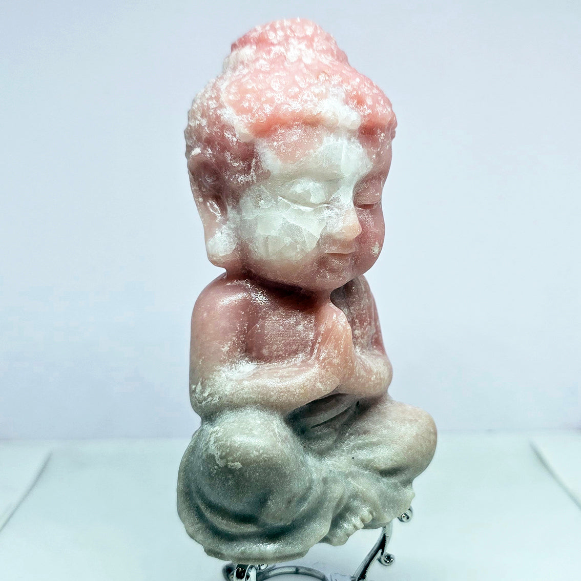 Roze (Peru) Opaal Baby Boeddha