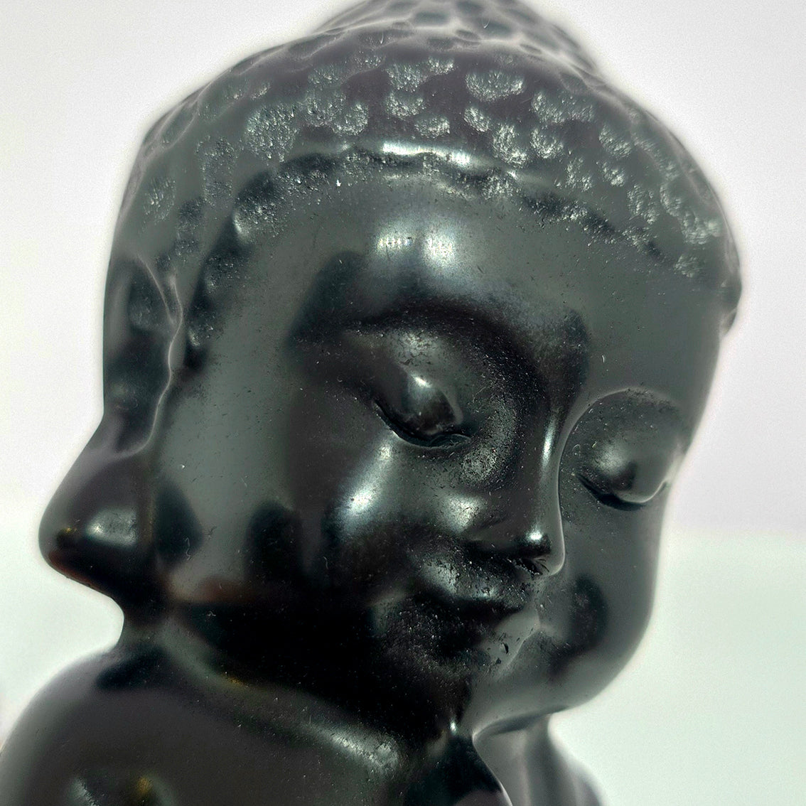 Zwarte Obsidiaan Baby Boeddha